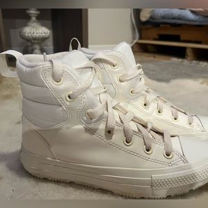 White Hightop Converse